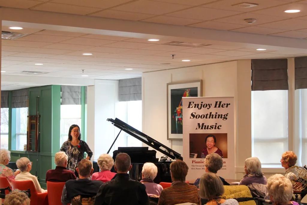 Concert at Chartwell Lakeshore Retirement Residence, Burlington 2019