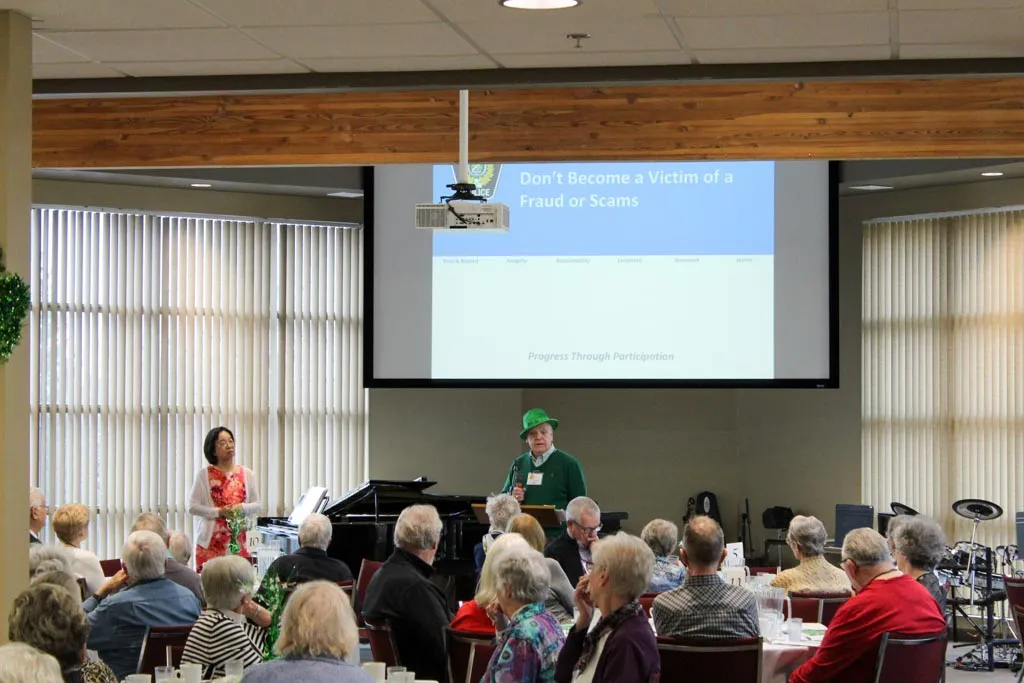 Concert at Compass Point Senior Luncheon, Burlington March 21st 2019