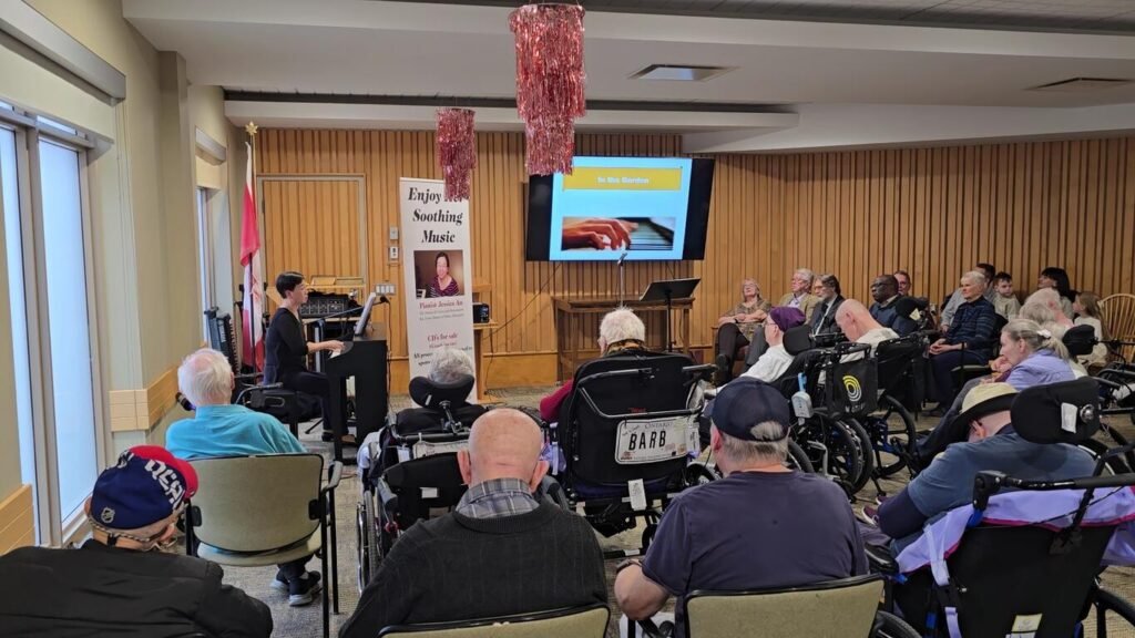 Jessica community concert at albright manor